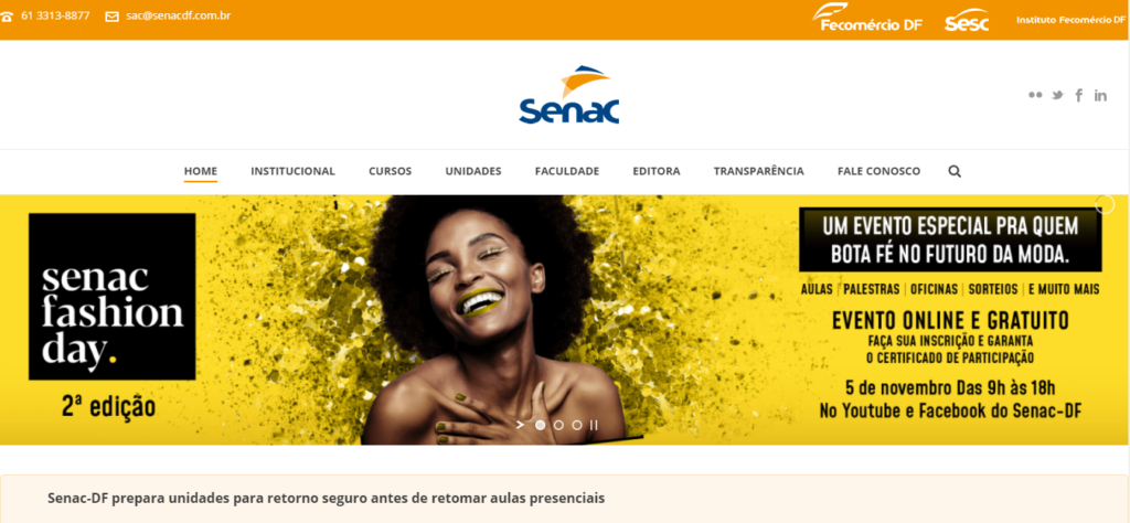 Portal Oficial SENAC Brasília