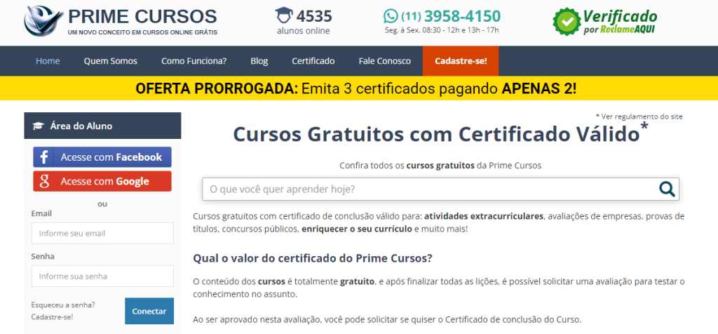 Certificação - Unova Cursos Gratuitos Online